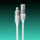 Avax Glowy USB-A - Lightning kábel, 1m (CB310)