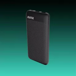   Avax PB220 Lighty+ 20000mAh powerbank USB-C (PD 3.0) + 2×USB-A, fekete