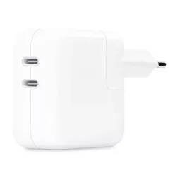   Apple MW2K3ZM/A 35W-os, kétportos Type-C hálózati adapter, fehér