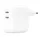 Apple MW2K3ZM/A 35W-os, kétportos Type-C hálózati adapter, fehér