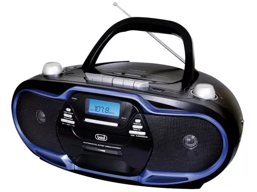 Trevi CMP 574 FEKETE-KÉK cd-s rádiómagnó
