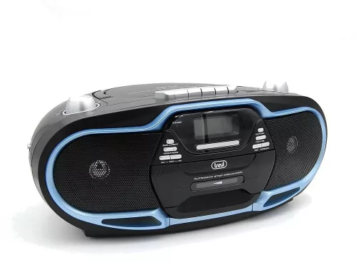 Trevi CMP 574 FEKETE-KÉK cd-s rádiómagnó
