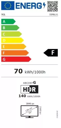 Tcl 55P8L QD-Miniled Dimming TV