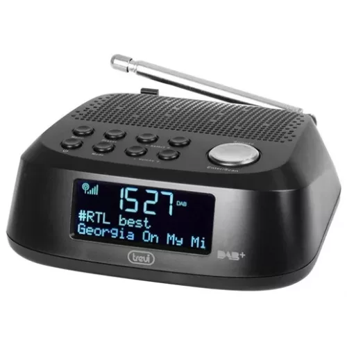 Trevi RC 80D4 DAB FEKETE asztali óra