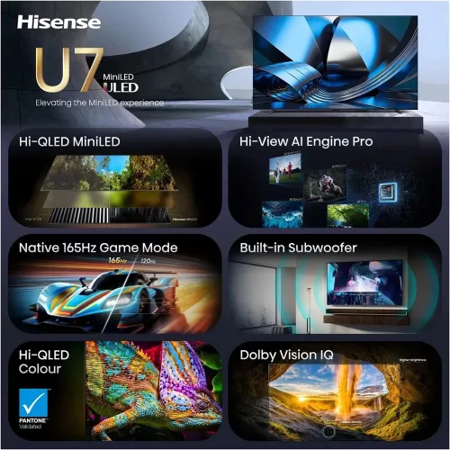 Hisense 100U7SE 4K UHD Smart MiniLED TV