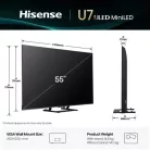 Hisense 55U7Q UHD Smart MiniLED TV