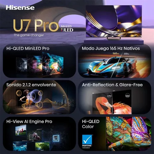 Hisense 65U7SPRO 4K SMART MiniLED TV