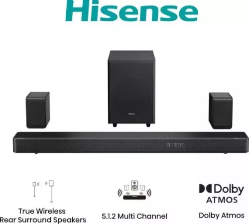 Hisense AX5125H 5.1.2 csatornás hangprojektor, 500 W