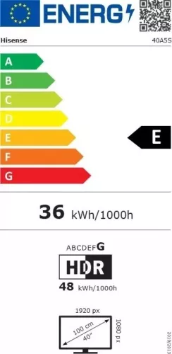 Hisense 40A5S FHD Smart QLED TV