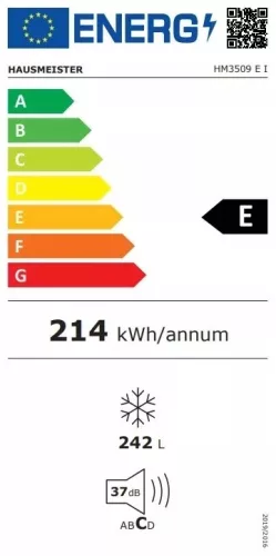 Hausmeister HM3509EI fagyasztószekrény