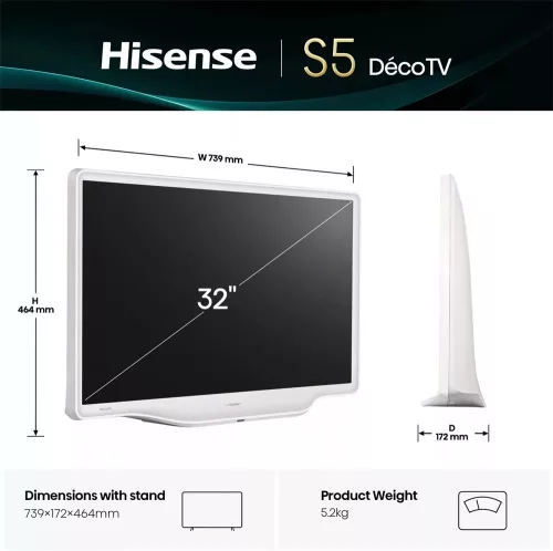 Hisense 43S5Q Full HD LifeStyle QLED TV
