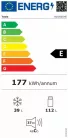 Tesla RD1601HE felülfagyasztós hűtő