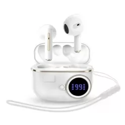   Energy Sistem EN 500482 ChargeView TWS bluetooth fülhallgató, fehér