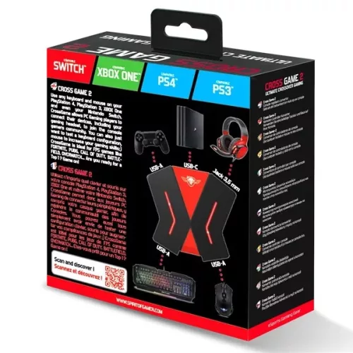 Spirit of Gamer SOG-CONV2 egér/billentyűzet adapter konzolokhoz
