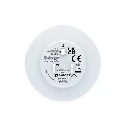 SKROSS 1.500203C-E utazóadapter Egyesült Államokba utazóknak