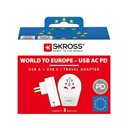 SKROSS 1.500295-E World - Europe világ utazóadapter
