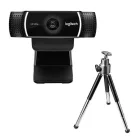 Logitech C922 960-001088 Pro Stream webkamera 1920x1080 képpont, állvány, mikrofon, Full HD, fekete