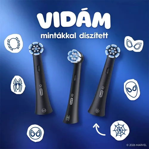 Oral-B IO SPIDERMAN 10PO010476 fogkefe pótfej, 4 db