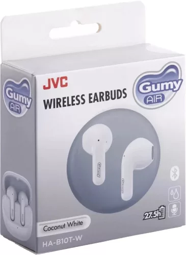 JVC HA-B10-TW bluetooth fülhallgató, kókusz fehér