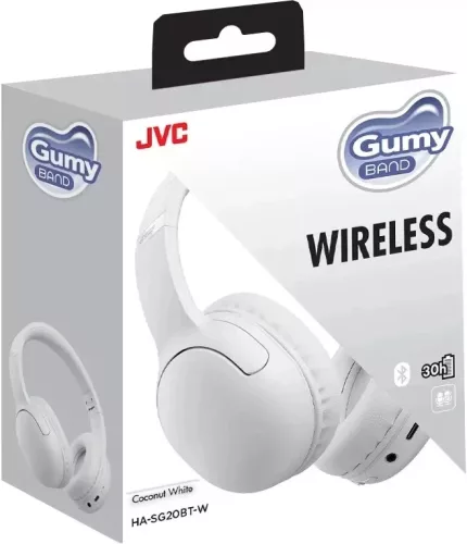 JVC HA-SG20-BT-W bluetooth fejhallgató, fehér