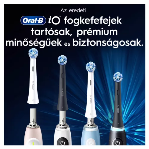 Oral-B 10PO010457 Series Ultimate Clean fogkefefej, fekete 4db.