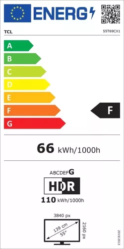TCL 55T69C 4K UHD QLED TV