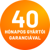 40 hónapos gyártói garancia